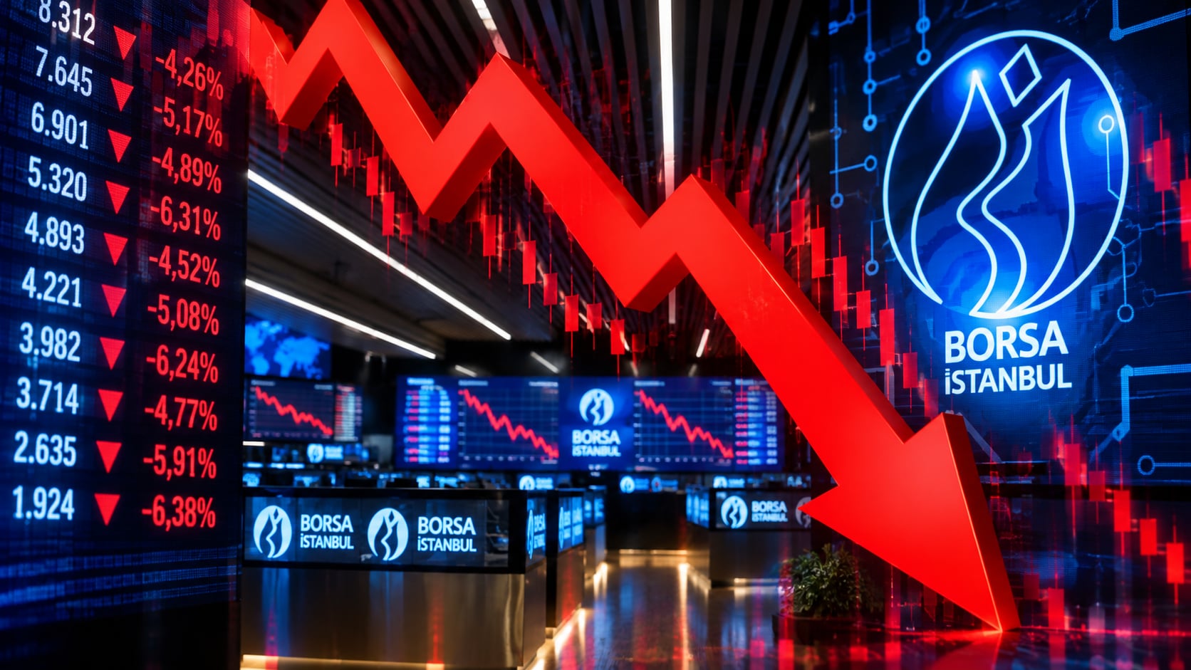 Borsa haftaya düşüşle başladı: BIST 100 açılışta yüzde 0,88 geriledi