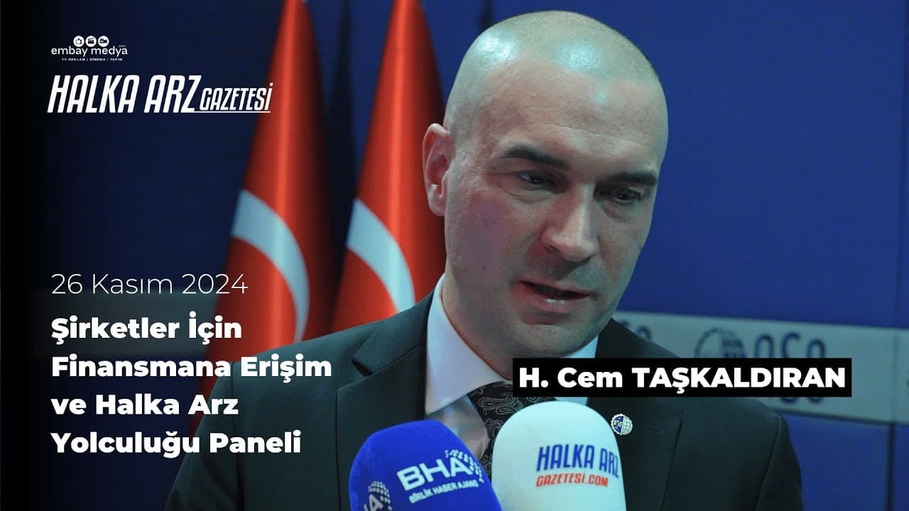 Hasan Cem Taşkaldıran, Halka Arz Sürecine Dair Açıklamalar Yaptı